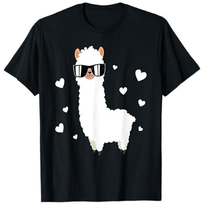 Lama Alpaka Herzchen - Alpaka Herz Lama Bauern Alpaka T-Shirt