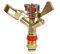 1/2 Arroseur de Pelouse en Métal, 200-400KPa 360 Degrés de Rotation en Laiton 1/2 Pouce Connecteur Rotatif tête d'arrosage d'eau pour Le Gardinage Système d'arrosage