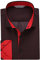 Alex Vando Mens Printed Dress Shirts Long Sleeve Regular Fit Button Down Shirt,Red,XXL