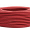Cavo tessile per lampade, 3 fili, 3x 0,75 mm², cavo elettrico con conduttore di terra, accessori per lampada (5m, Bordeaux)