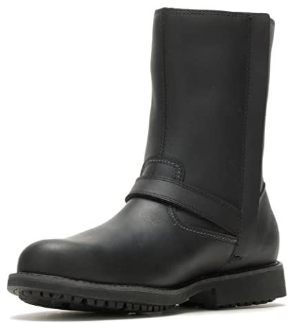 HARLEY-DAVIDSON FOOTWEAR Stivali da moto Proctor 20,3 cm con doppia fibbia, nero, 40 EU