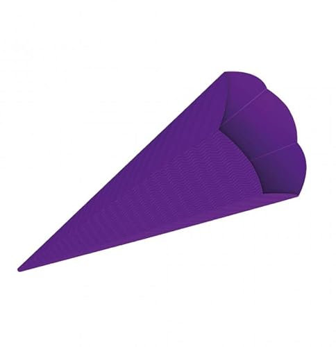 Wiemann Lehrmittel 3-D Schultüten, 5 Stück, violett