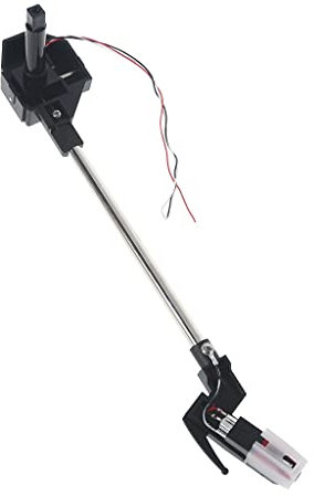 Gereiny Gramophone Record Cartouche magnétique Stylet Bras de Lecture Support de Cartouche avec Accessoire d'aiguille en Vinyle pour Platine phonographe
