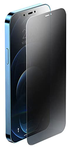 Vanqiang Full Cover Anti-Spy Screen Protector Compatible with iPhone 14 13 12 11 Max Pro Plus Mini Privacy Glass Tempered Glass (For iPhone 12 Mini) Clear