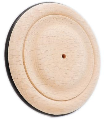 Holzrad aus Buche mit Gummireifen 120mm, 1 Stk - Räder aus Holz made in Austria