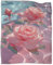 Roses 3D Drucken Flanell Fleecedecke Decke Rosa Weich Wärme Gemütlich Für Kinder Erwachsene Flanell-Fleece Sofadecke Deckeldecke Reisedecke 50x60inch(127x152cm)