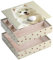 AdelDream Schmucktabletts Schmuckorganizer Schmuckkasten mit 2 Ebenen Schmuckbox Schmuckgeschenkbox Geschenk für Damen Tochter und Freundin zum Geburtstag und zu Feiertagen Eine Katze (Hund)