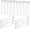 SOESFOUFU Plastic Tube Bottles 30pcs Empty Glitter Vials Small Storage Containers Round Test Tubes Caps
