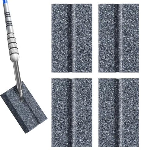 Mabor 4 Stück Dart Spitzen Schleifer Dart Schleifstein Darts Schleifer Metallspitze für Darts Point Spitzer Leicht Polieren