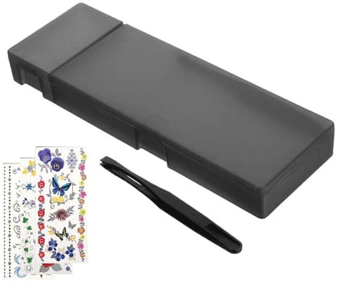 Nassfarben-Palette, wasserabziehbilder, Selbstklebende Box - Wasseraufkleber, feuchtigkeitsspendende Box, Aufkleber, betriebene Box,Hobby-Malwerkzeug, Miniatur-Nasspalette für Handwerk und Modellbau