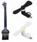 SEMINISMAR Mini-Handy-Lüfter,Tragbarer Mini-USB-Handy-Lüfter,USB Ventilator Klein Leise,2-in-1-Lüfter für Android-Telefone/Type-C-Telefone (Schwarz&Weiß)
