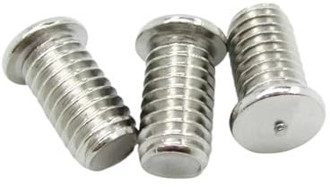 CLENEA 5pcs M8 Spot Weldings Screws Energy Storage Welding Nails Screw Stainless Steel Bolt 10mm-35mm Length(M8x25mm)