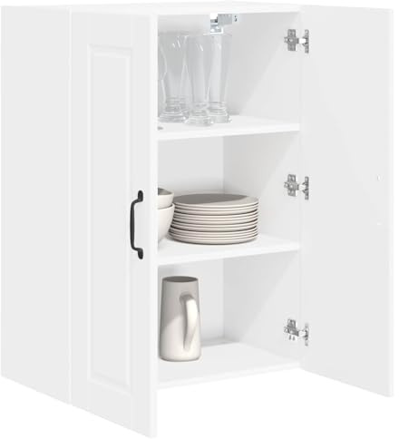 vidaXL Wandschrank Porto Weiß 60 x 31 x 80 cm Holzwerkstoff