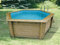 Piscine en bois avec liner ubbink azura 410