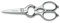 3 Claveles Tijeras Cocina Multiusos, Acero Inoxidable-(20cm-8), Brillo-Desmontable