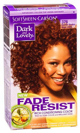 Dark and Lovely Fade Resistant Rich Conditioning Color Haarfarbe/Hair Color Red Hot Rhythm 376