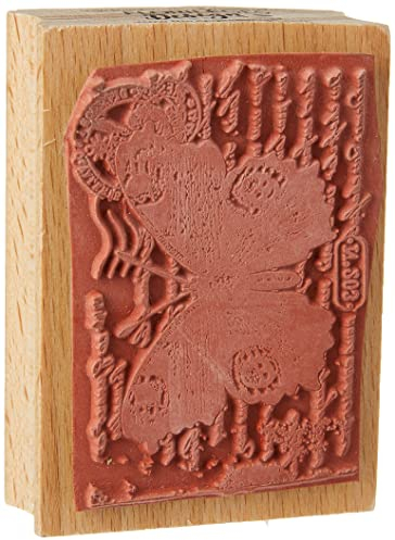 Florilèges Design FE112018 Scrapbooking-Stempel „Schmetterling“, 5°x°7°x°2,5°cm, Beige