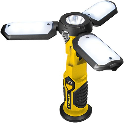 Stanley SAT3S Yellow/Black SATELLITE Rechargeable LED Work Light by Stanley