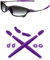 Mryok Ersatz Earsocks Nosepieces Kits für Oakley Juliet Sonnenbrille - Lila