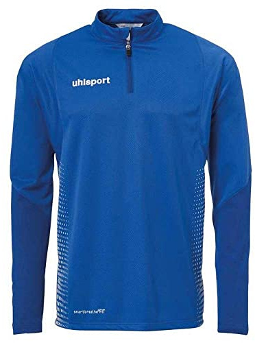 Errea Errep Kids Score 1/4 Zip Top Kids Long Arm Shirt - Azurblue/White, 152