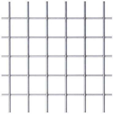 Malla electrosoldada galvanizada 25 Mt - 19x19x1,4 mm (1 m)