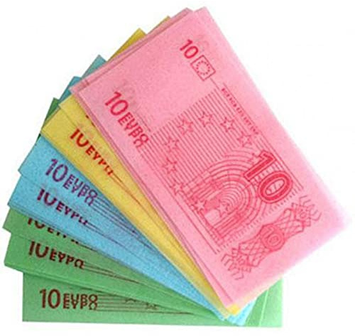 Billets de Banque de 10 euros à manger (Lot économique de 40 billet