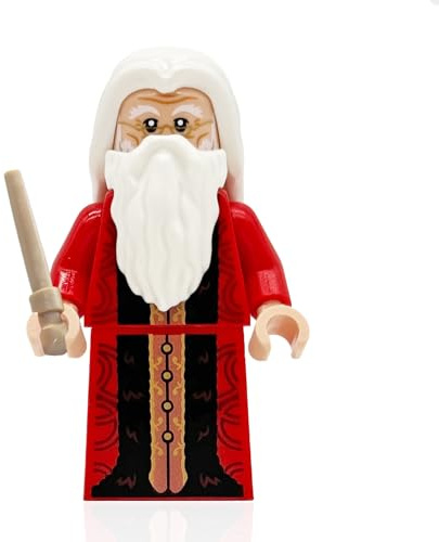 LEGO 2018 Harry Potter Minifigure - Albus Dumbledore (with Black Wand and Stand) 75954