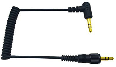 Audio Upgrade Cable Replacement for Sony D11/V1/D21 Sennheiser Wireless Microphone 3.5mm Right Angle to 3.5mm Straight Stereo Jack Cable Connect to Camera