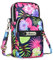 Sportarmband Outdoor Schweißgeschützt Laufarmband Crossbody Schulter Lässige Geldbörse Gym Fitness Handytasche Schlüsselhalter für iPhone 13 Pro/12 Pro/Xs Max,Galaxy S10 Plus,Huawei P30 Pro,Blume#13
