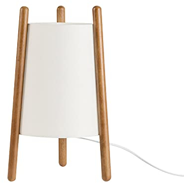 LEDS C4 Woody Tripod Table Lamp Oak Wood, Beige E27