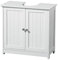 AVC Designs Bathroom Sink Cabinet Under Basin Unit Cupboard Storage Furniture White