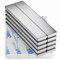 FINDMAG Neodymium Magnets, 10 Pack 60 x 10 x 3 mm Magnetic Bar, Strong Magnet for Whiteboard, Magnet Strong, Rare Earth Magnets with Double-Sided Adhesive, Fridge Magnetic Bar for Metal Tools, DIY