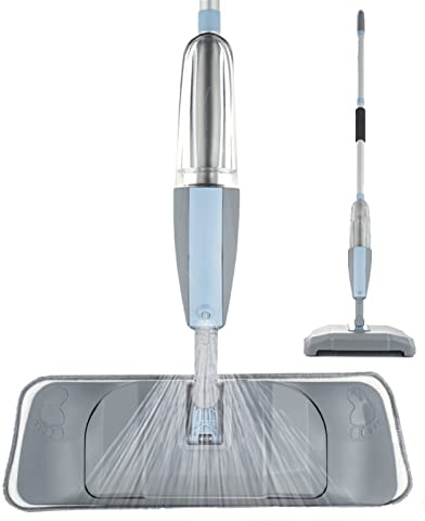 jbshop mop 3 in 1 Spray Mop and Sweeper Machine Vacuum Cleaner Hard Floor Flat Cleaning Tool Set Home Hand- held 360° Rotating Spray Mop with Replacement Pads Floor mop (Color : 3 pcs mop pads)