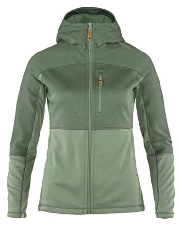 Fjällräven Damen Abisko Trail Fleece W Fleece, Patina Green, XXS