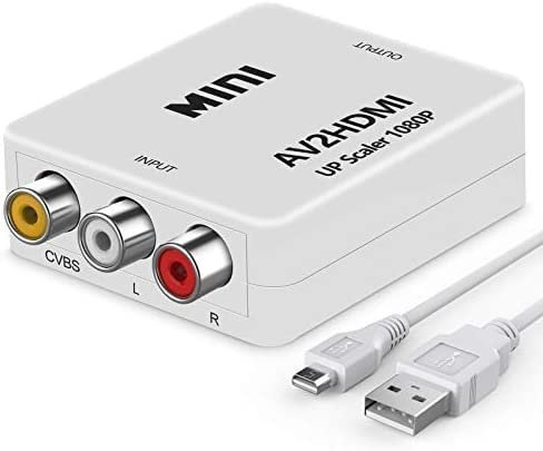 OuiSmart® Adaptateur (RCA vers HDMI Blanc)