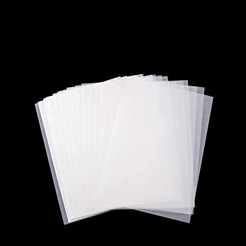 100 Blatt Transparentpapier Weiß Pergaminpapier Zeichnen Laternen Papier Sewing Tracing Paper White Architektenpapier Block Transparentes Bastelpapier Drachenpapier Pauspapier