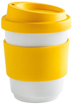 KAHLA fillit Becher 0,27 l sunny yellow To Go Becher aus Porzellan