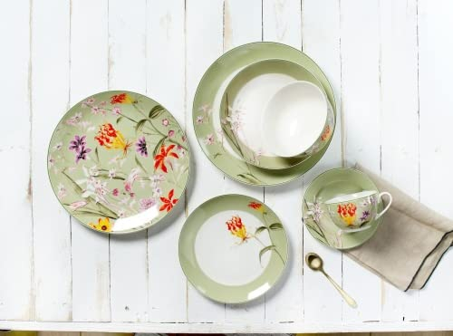 Ritzenhoff & Breker Geschirr-Serie Flora Grün Größe Tafelservice 12 tlg. Flora Grün
