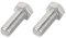 QUARKZMAN 3/8-16x1 Hexagonales Pernos x 2uds Completa Rosca Hexagonal Tornillo Perno Sujetador para Fijación y Reparación Objetos, [Plateado Tono, 304 Inoxidable Acero]