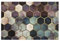 Bilderwelten Fototapete Aquarell Hexagonträume Muster 320x480 cm Vlies-Tapete XXL Smart Wandtapete Wanddekoration Wohnzimmer Schlafzimmer