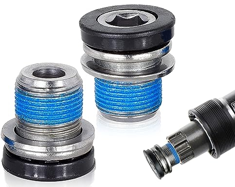 KAPSING Bulloni della pedivella per Bicicletta da 2 Pezzi con Anello di Tenuta, bulloni del Movimento Centrale M15 con frenafiletti compatibili con Bici elettrica Bosch