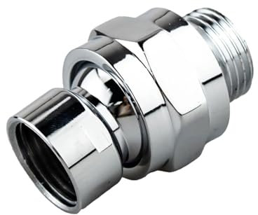 Duschkopf-Drehadapter, massives Messing, Duschverbinder Kugelgelenk, verstellbare Duscharmverlängerung, Universal-Duschkomponente