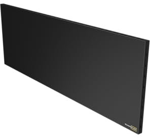 SCHMIDBAUER® Infrarotheizung Hybrid 550 Watt Schwarz Tafel bemalbar - Ein/Aus-Schalter - Infrarottechnik mit Raumluft-Konvektion - Elektroheizung - Direktheizung