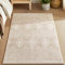 SONGMICS HOME Boho Teppich, 80 x 150 cm, Schlafzimmer Teppich, Wohnzimmerteppich, rutschfesterteppich, waschbarerteppich, flauschig, Dekoration, für Wohnzimmer, cappuccinobeige TAR026K01