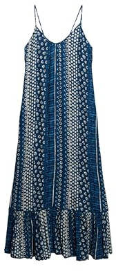 Superdry Damen Maxi-Trägerkleid für den Strand