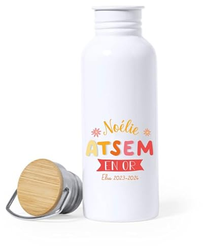Ma Fabrique Perso - Gourde- ATSEM en Or - Personnalisable