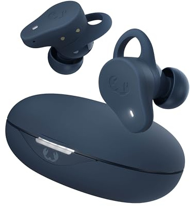 Fresh 'n Rebel Twins Rush, Bluetooth Kopfhörer Sport In-Ear mit Hybrid aktiver Noise Cancelling, Ambient-Sound-Modus, IP57 Staub- und Wasserdicht, eingebautes Mikrofon, Tastensteuerung (Steel Blue)