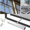 Actuador eléctrico de ventana (24 V), abridores automáticos de ventana de cadena, carrera de 300 mm a 800 mm, para ventanas abatibles, tragaluces y ventilación de techo, solo motor de 400 mm-24 V