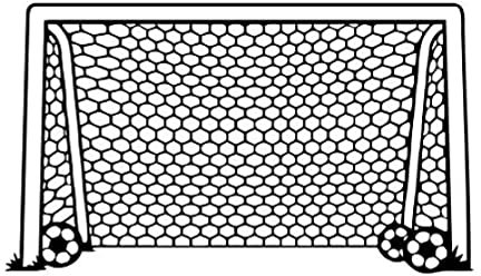 Wall Aufkleber Fußballtor Netto Ball Sport Vinyl Dekor Kunst Fußball Wandkleber für Jungen Zimmer Kindergärtner Home Decor Wandkunst Teen Schlafzimmer Accessoires