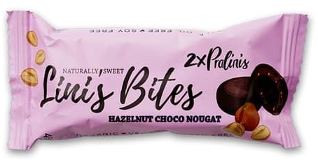Lini’s Bites BIO Hazelnut Choco Nougat Pralinis (0.05 kg)